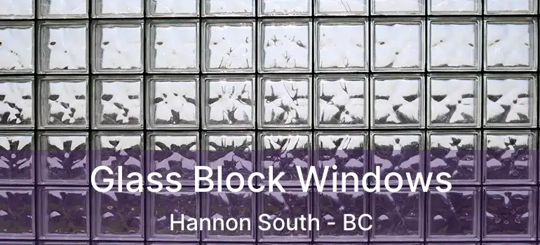  Glass Block Windows Hannon South - BC