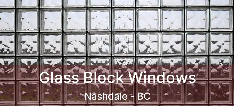  Glass Block Windows Nashdale - BC