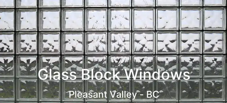  Glass Block Windows Pleasant Valley - BC