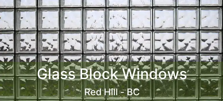  Glass Block Windows Red Hill - BC