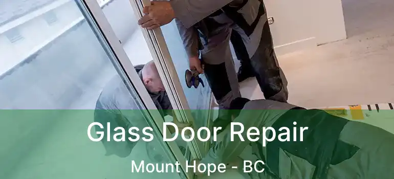  Glass Door Repair Mount Hope - BC
