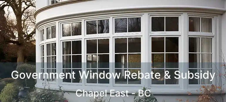  Government Window Rebate & Subsidy Chapel East - BC