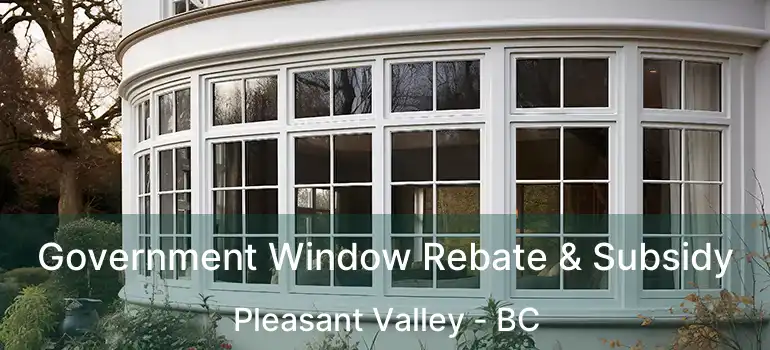  Government Window Rebate & Subsidy Pleasant Valley - BC