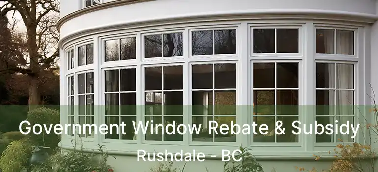  Government Window Rebate & Subsidy Rushdale - BC