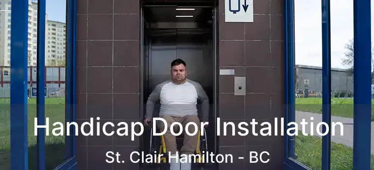  Handicap Door Installation St. Clair Hamilton - BC