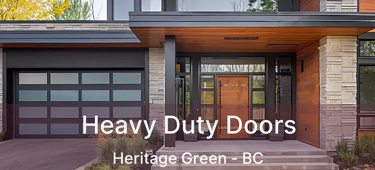  Heavy Duty Doors Heritage Green - BC