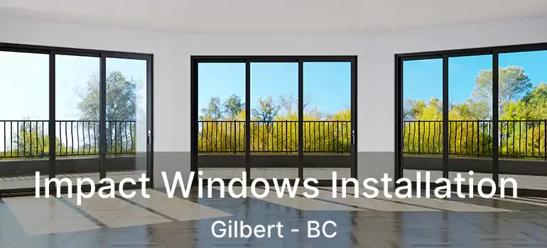  Impact Windows Installation Gilbert - BC