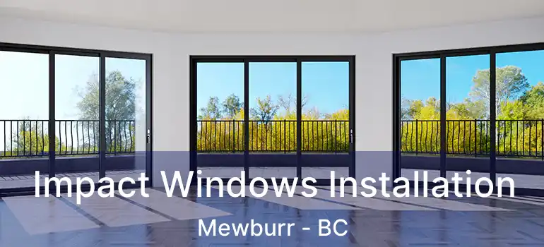  Impact Windows Installation Mewburr - BC