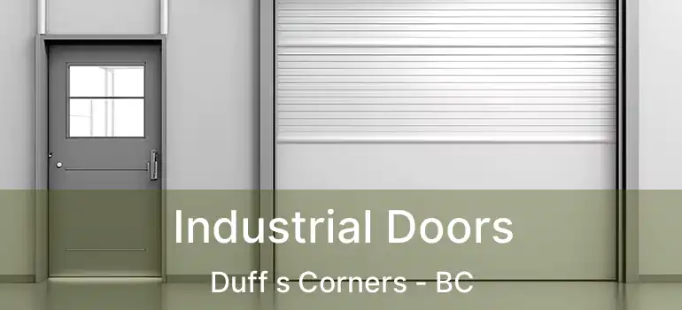  Industrial Doors Duff s Corners - BC