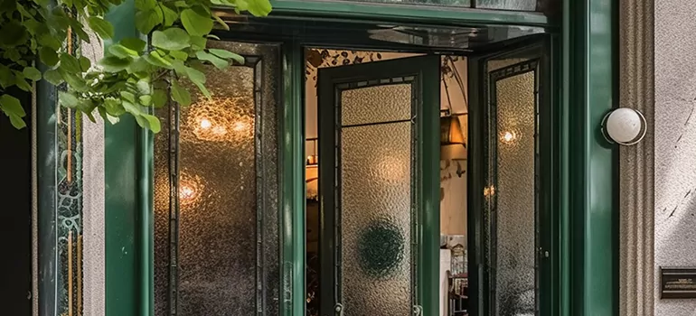 Frosted Pantry Door in Delta, British Columbia