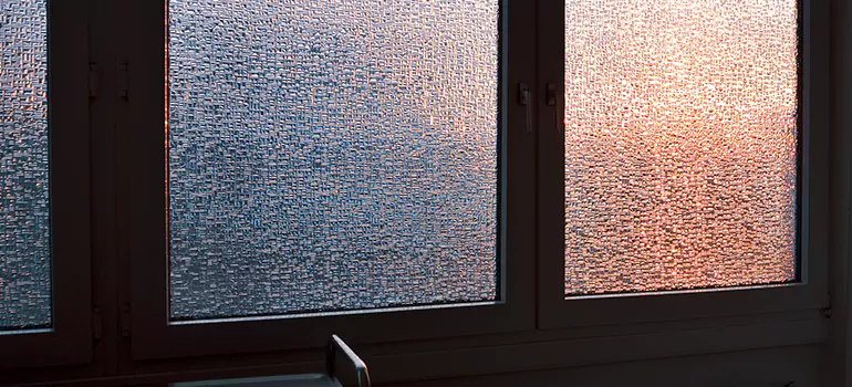 Frosted Glass Window Replacement in Delta, British Columbia