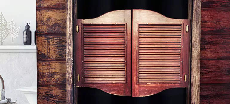Installing Saloon Door Hinges in Delta, BC
