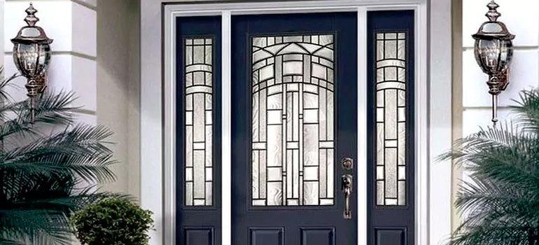 Stained Glass Door Panels in Delta, British Columbia