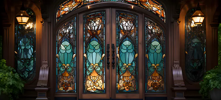Wrought Iron Storm Door in Delta, BC