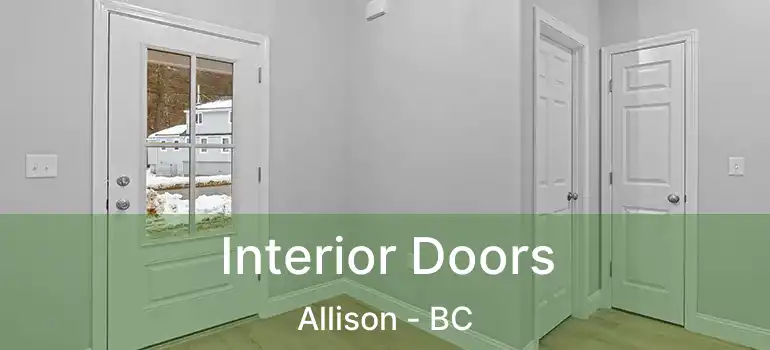  Interior Doors Allison - BC