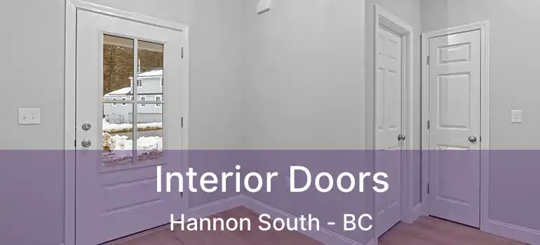  Interior Doors Hannon South - BC