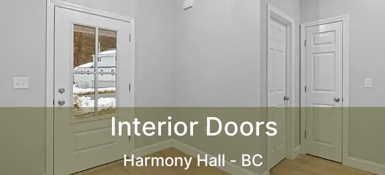  Interior Doors Harmony Hall - BC