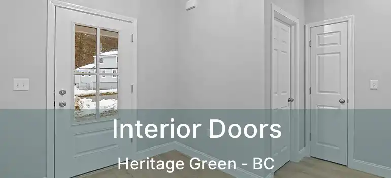  Interior Doors Heritage Green - BC