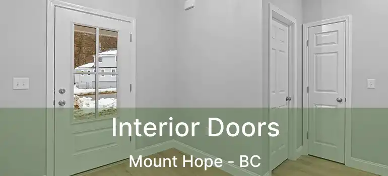  Interior Doors Mount Hope - BC