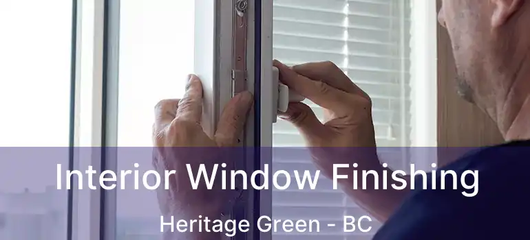  Interior Window Finishing Heritage Green - BC