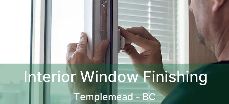  Interior Window Finishing Templemead - BC