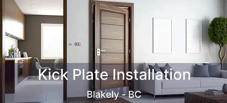  Kick Plate Installation Blakely - BC