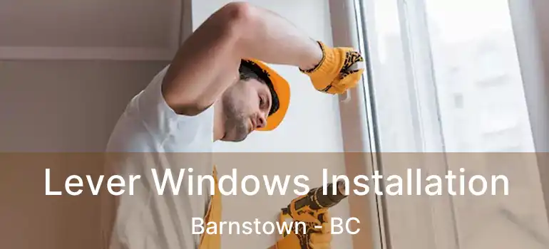  Lever Windows Installation Barnstown - BC