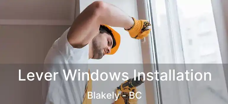  Lever Windows Installation Blakely - BC