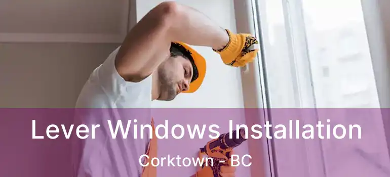  Lever Windows Installation Corktown - BC