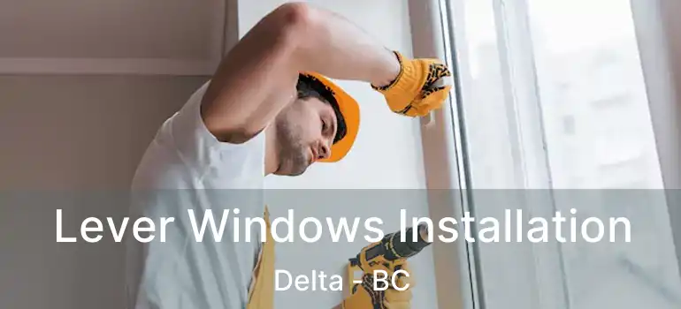  Lever Windows Installation Delta - BC