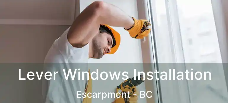  Lever Windows Installation Escarpment - BC