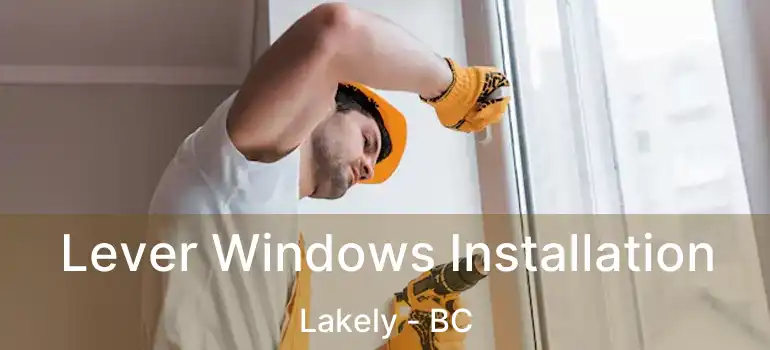  Lever Windows Installation Lakely - BC