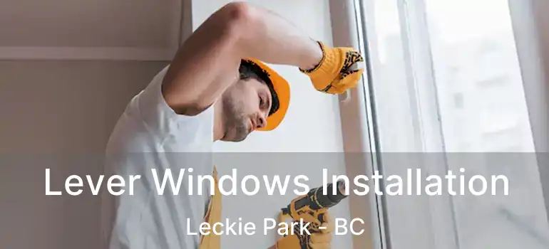  Lever Windows Installation Leckie Park - BC