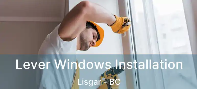  Lever Windows Installation Lisgar - BC