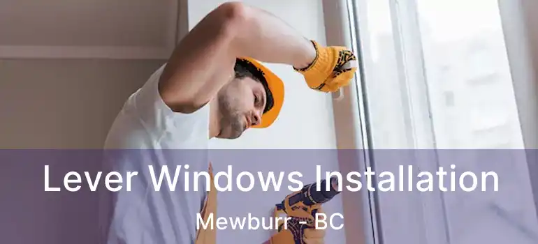  Lever Windows Installation Mewburr - BC