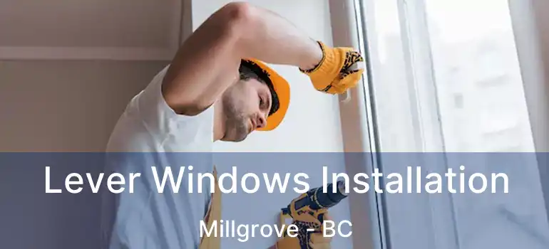  Lever Windows Installation Millgrove - BC