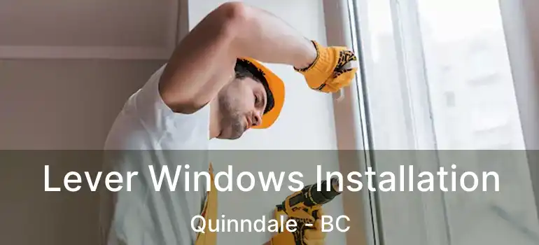  Lever Windows Installation Quinndale - BC