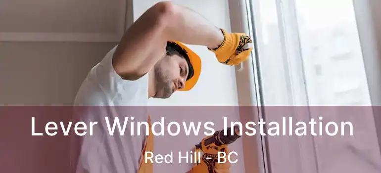  Lever Windows Installation Red Hill - BC