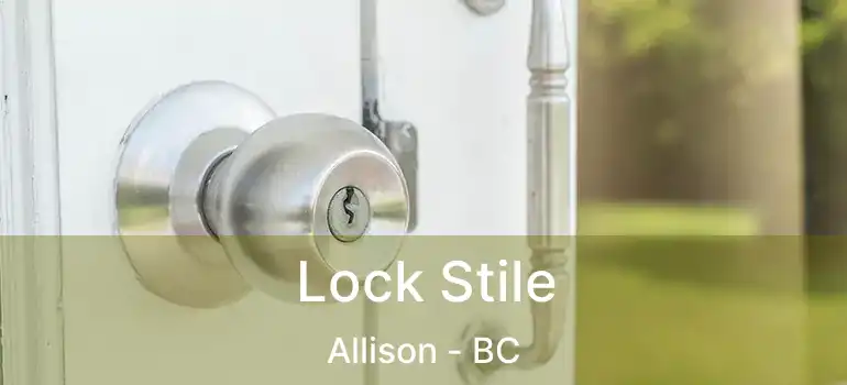  Lock Stile Allison - BC
