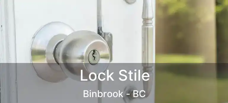  Lock Stile Binbrook - BC