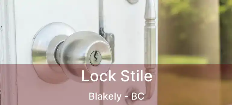  Lock Stile Blakely - BC