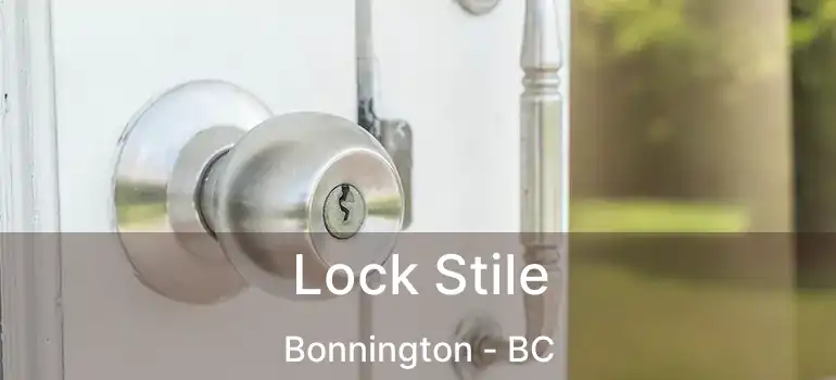  Lock Stile Bonnington - BC