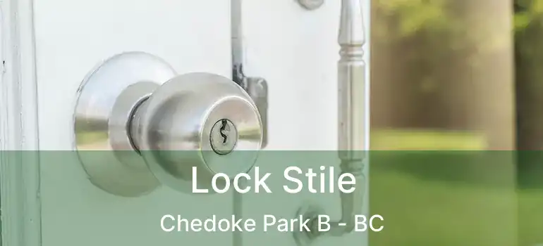  Lock Stile Chedoke Park B - BC