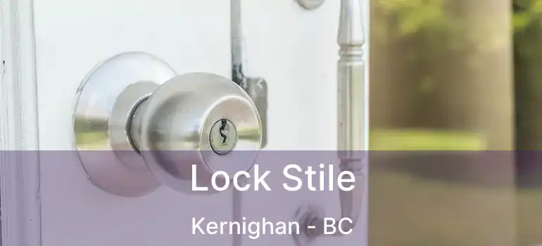  Lock Stile Kernighan - BC