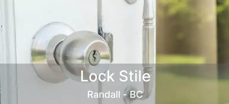  Lock Stile Randall - BC