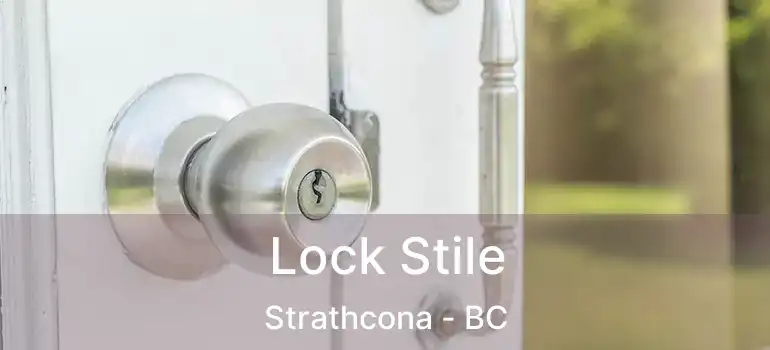  Lock Stile Strathcona - BC