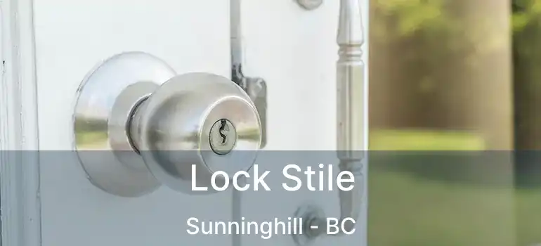 Lock Stile Sunninghill - BC