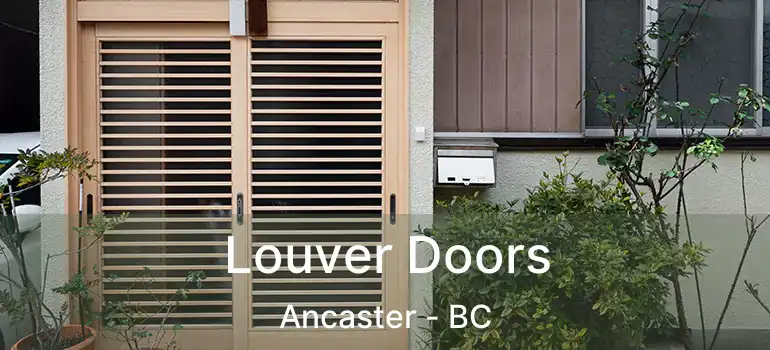  Louver Doors Ancaster - BC