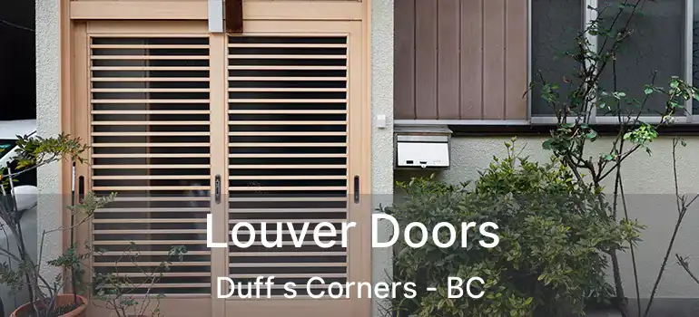  Louver Doors Duff s Corners - BC