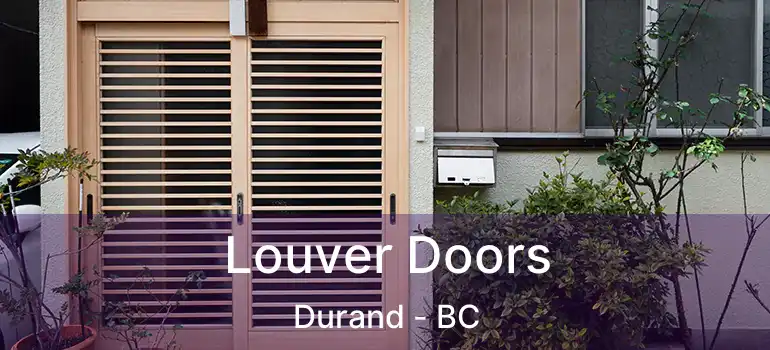  Louver Doors Durand - BC